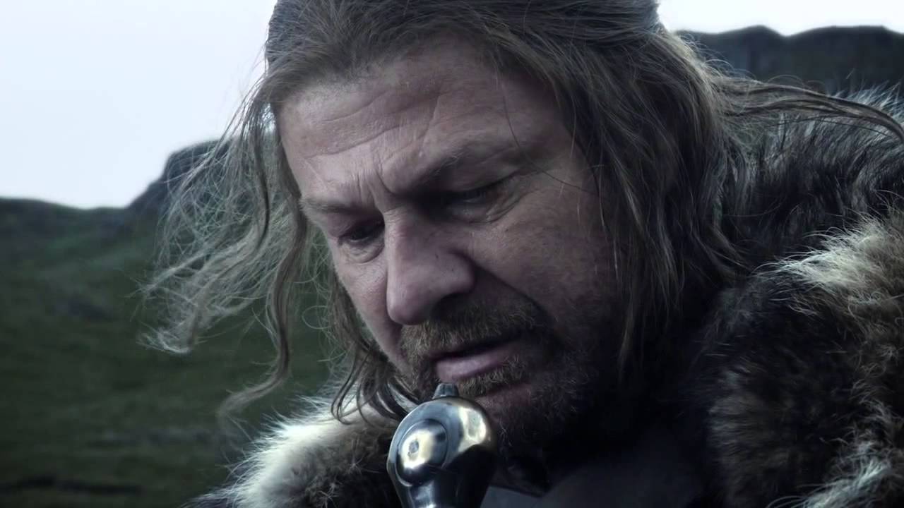 I imagine this is how Sean Bean holds the microphone when he sings karaoke. (Credit: YouTube)
