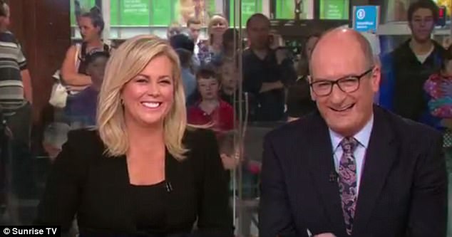 Samantha and Kochie. Despite the nudists, they're still the biggest d***s on the screen. Credit: Channel 7