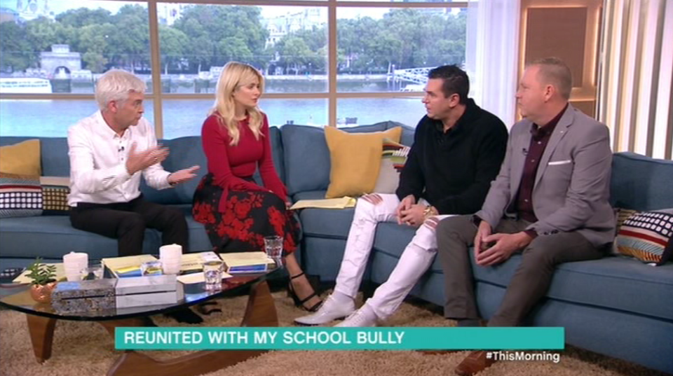 I feel like this image should have 37% more punching. Credit: ITV/This Morning