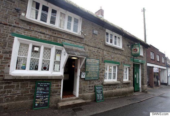 The Old Courthouse Inn in Chulmleigh, North Devon, where the brewhaha went down.  Credit: SWNS