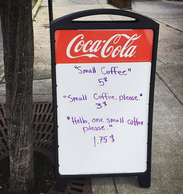 F*** we get ripped off for coffee in Ozzyland. Credit: Austin Simms