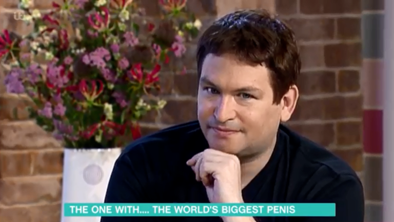 No wonder he looks smug. Credit: ITV/This Morning