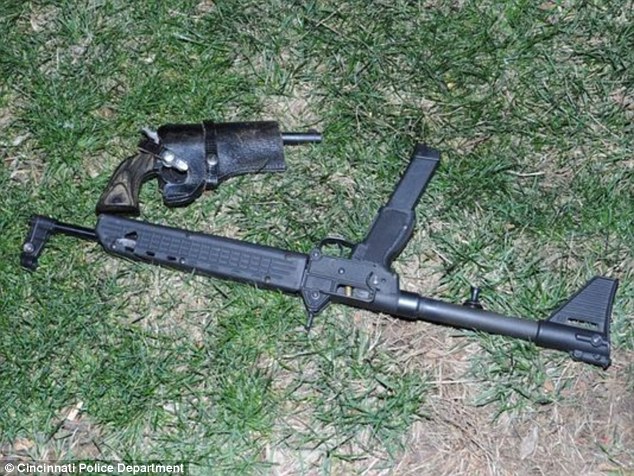 McRae was armed with the nine mm rifle and a .22 revolver at the shootout 