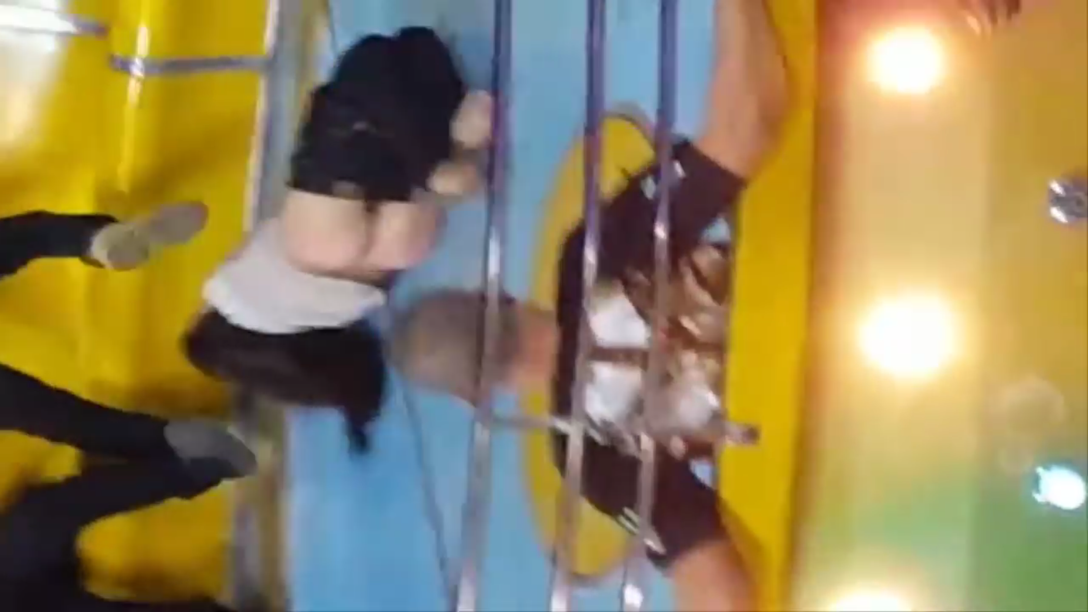 WATCH: Woman Who Went Commando On Fun Fair Ride Panics As She Loses Her  Pants