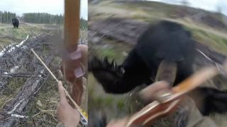The Heart Stopping Moment A Black Bear Attacks A Hunter