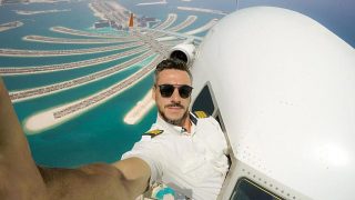 PICS: Pilot Creates Photos of Himself Cruising With The Windows Down