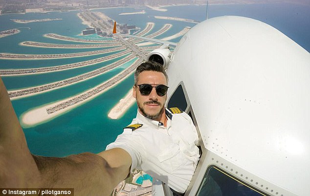 PICS: Pilot Creates Photos of Himself Cruising With The Windows Down