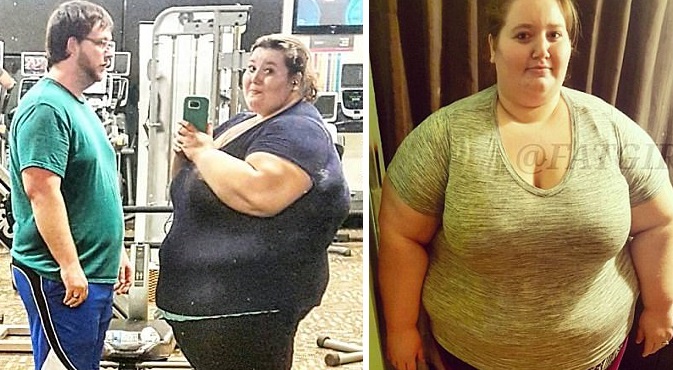 Couple Celebrates Losing Over 190kg With Romantic Gym Snapshot