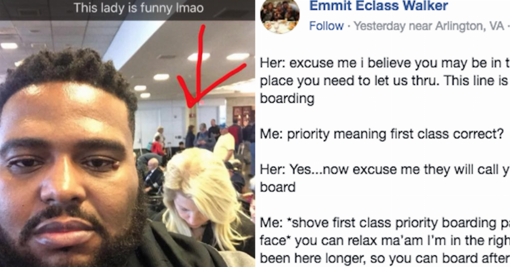 Man Owns Racist Woman When She Didn’t Believe He Could Be A First Class Passenger