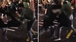 Bouncer Knocks Out Two Blokes With Single Punches During Insane Brawl