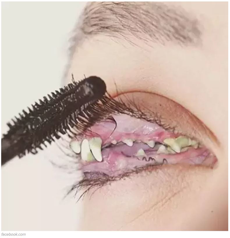 Adds new meaning to the term eye-teeth. Credit: Buzzfeed/Facebook