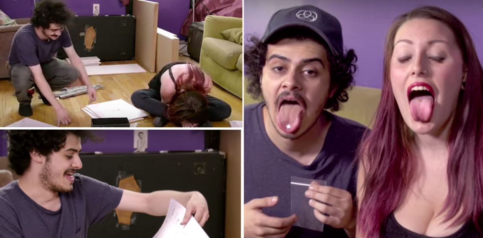 People take LSD and try to assemble IKEA furniture