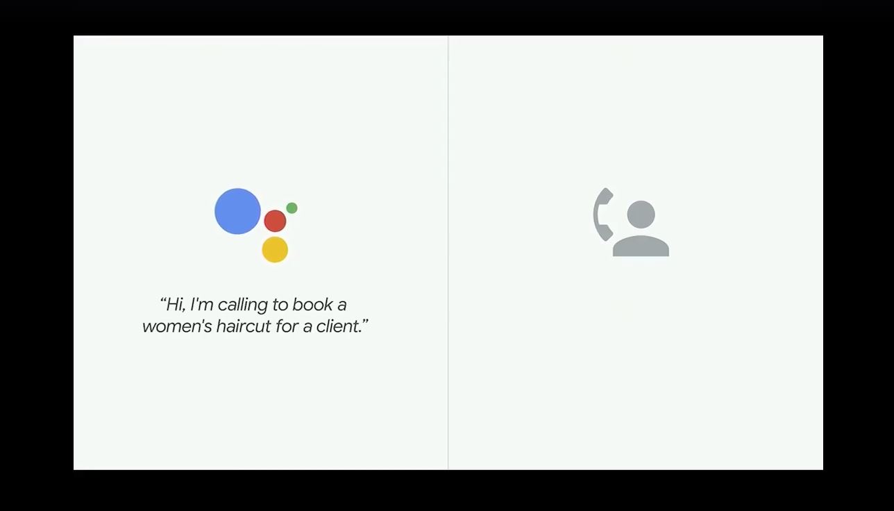 From a real AI Phone Call. Credit: Google