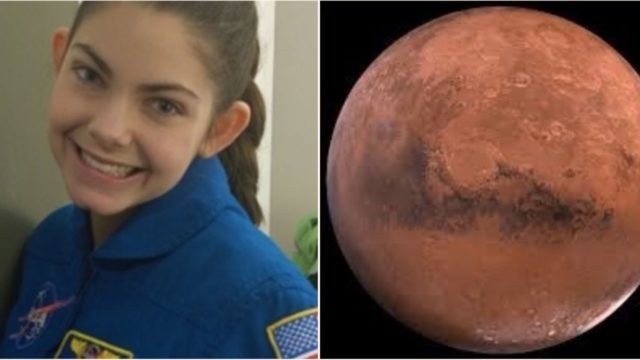 NASA preparing 17-year-old girl to become first human to reach Mars