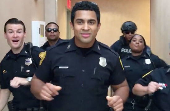 Police release amazing ‘Uptown Funk’ lip sync video