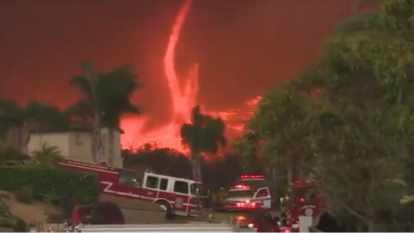 Terrifying footage of “fire tornado” ripping through California looks like hell on Earth