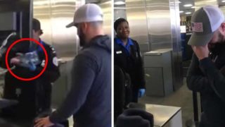 Dad hides 12 inch dildo in son’s luggage for hilarious airport prank