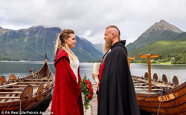 Couple get hitched in first Viking wedding in almost 1000 years