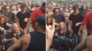 Elderly Slayer Fan Experiences First Mosh Pit – From Her Wheelchair!