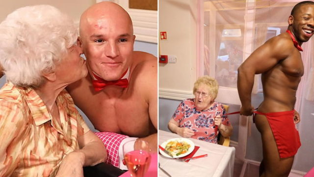 Nursing Home Hires Sexy Butlers As A Treat For The Old Birds