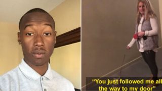 Racist woman gets lesson of a lifetime after blocking black man from his own apartment