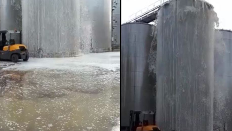 Wine fermentation tank explodes, spilling 30,000 litres of piss