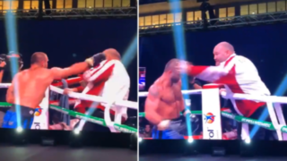 Angry Boxer Loses Control And Attacks His Own Trainer After Losing