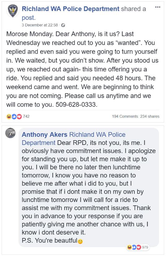 Credit: Facebook/Anthony Akers/Richland WA Police Department