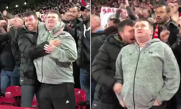 Incredible moment soccer fan describes goal to blind cousin