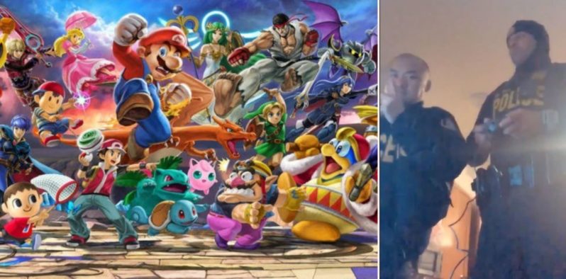 Cops respond to noise complaint, end up playing Super Smash Bros Ultimate with offenders