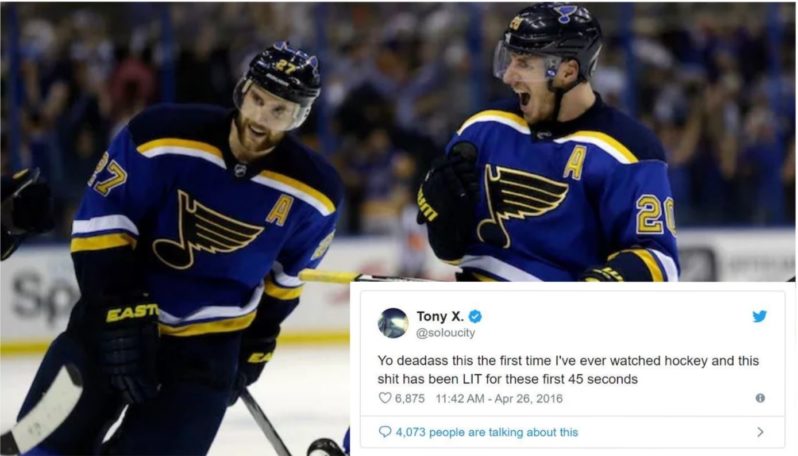 Bloke who accidentally discovers Hockey on TV for the first time goes viral with his comments