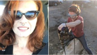 Geologist gets revenge on neighbour who left huge boulder in her driveway