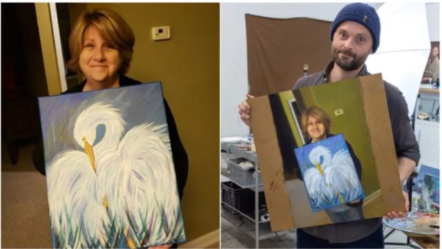 Woman inadvertently starts brilliant game of ‘paintception’ on Twitter