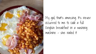 Sheila posts her breakkie on “Rate My Plate” FB page, gets absolutely roasted