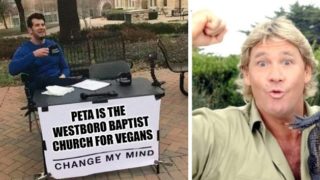 Turns out the entire f***en Internet is outraged by PETA’s scummy attack on Steve Irwin