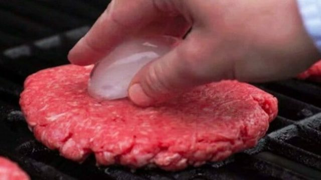 Chef reveals ice cubes are the secret to cooking the perfect burger on the barbie