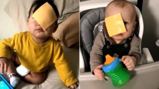 Latest online challenge: throwing cheese at babies