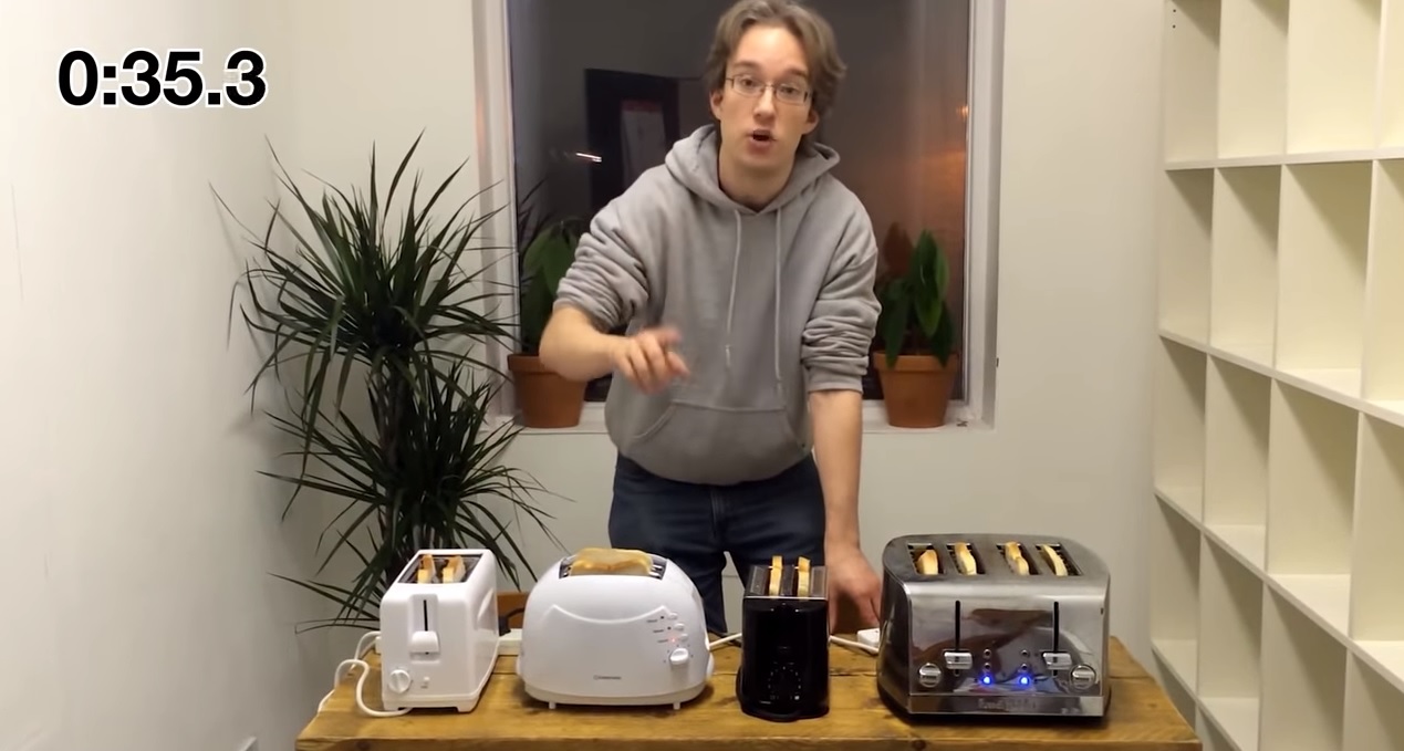 Bloke conducts experiment to work out what the f*** the dials on ya toaster mean