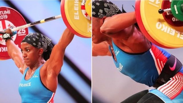 Female weightlifter’s arm snaps in two places as she attempts a lift