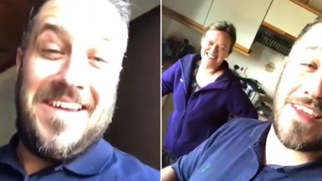 Drunk bloke wakes up in strangers house and the owner’s reaction is f**ken gold