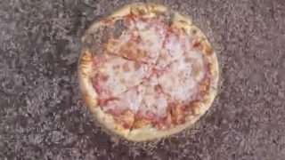 F**ked up science experiment shows 10,000 maggots eating a pizza in 2 hours