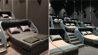 Swiss company launches new VIP gold class cinema that looks f***en mint