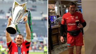 Rugby player celebrating huge win was still drinking 24 hours later in full kit