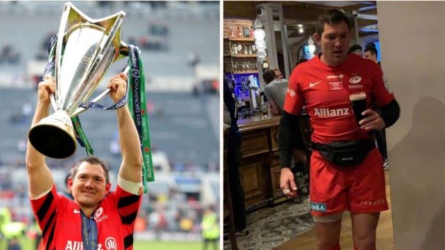 Rugby player celebrating huge win was still drinking 24 hours later in full kit