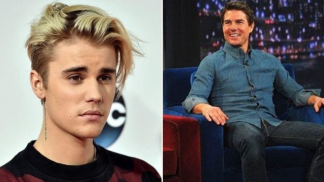 Justin Bieber has challenged Tom Cruise to a fight in the octagon