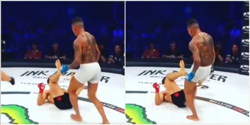 Bloke in MMA fight gets penalized for illegal ‘butthole’ kick