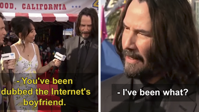Keanu Reeves reacts to finally finding out that he is the ‘Internet’s boyfriend’