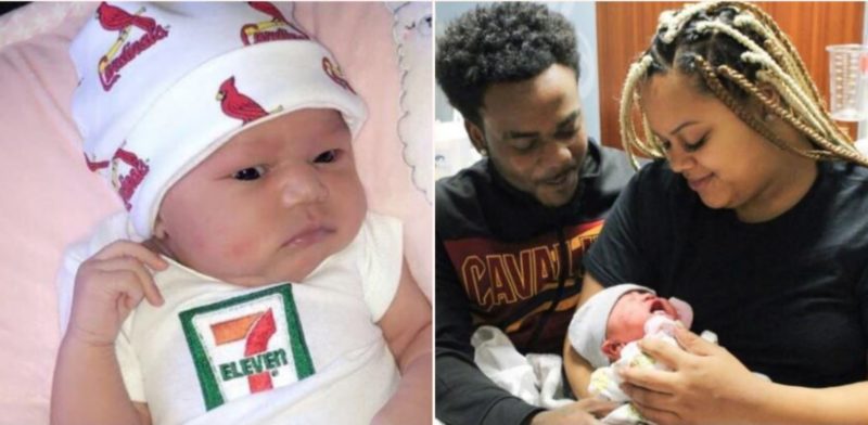 Baby born at 7:11 on 7/11 just scored college fund from 7-Eleven