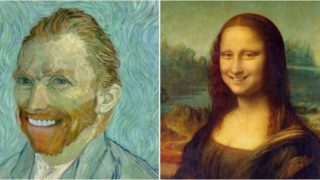 Check out these classic works of art that have been altered to have smiles