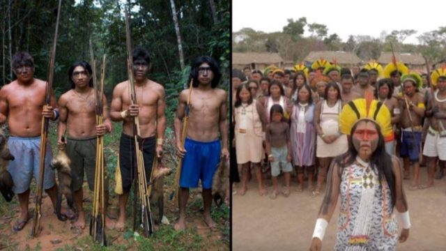 Warring Amazonian Tribes have united against Brazilian Government to protect the environment